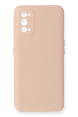 Realme 7 Pro Kılıf Nano içi Kadife Silikon - Pudra