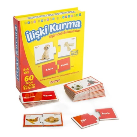 1437 Eğlenceli Bulmacalar - İlişki Kurma / 2-6 yaş