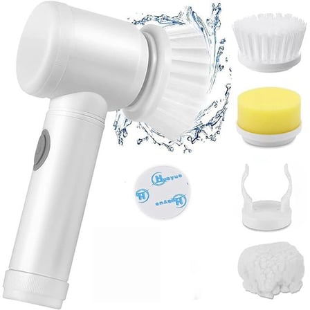 SN-20457 Çok Fonksiyonlu Banyo Mutfak Lavabo Şarjlı Temizlik Fırçası