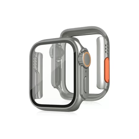 Apple Uyumlu Watch 40mm Watch 49mm Kasa Dönüştürücü ve Ekran Koruyucu - Yıldız Işığı