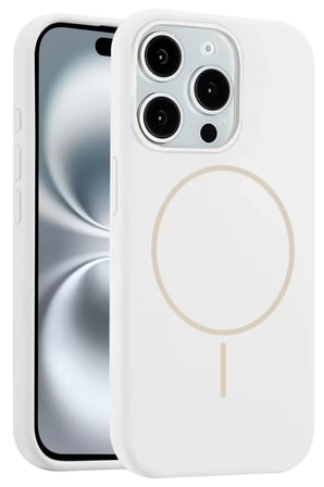 Joko Apple iPhone 15 Pro Max Kılıf Jully Magsafe Kapak - Beyaz