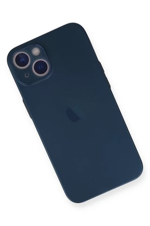 Apple Uyumlu iPhone 14 Plus Kılıf PP Ultra İnce Kapak - Mavi