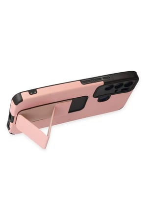 Tecno Pova Neo Kılıf Mega Standlı Silikon - Pudra