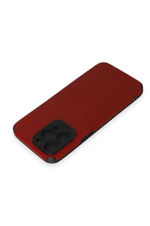 Apple iPhone 15 Pro Kılıf Loop Deri Silikon - Kırmızı