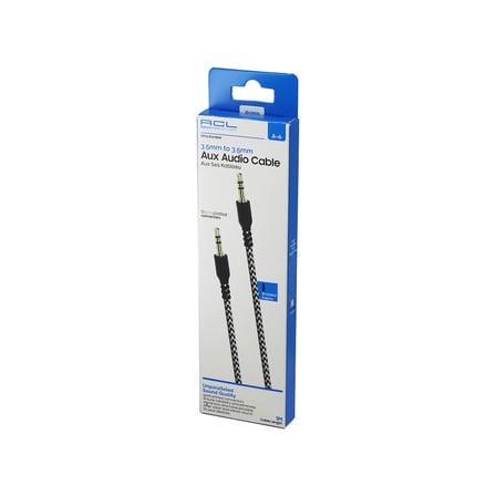 3.5mm AUX Örgülü Ses Kablosu 1m