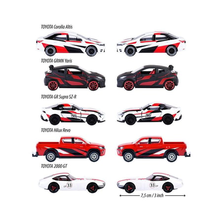8502105003 Toyota Racing 5 Pieces Giftpack