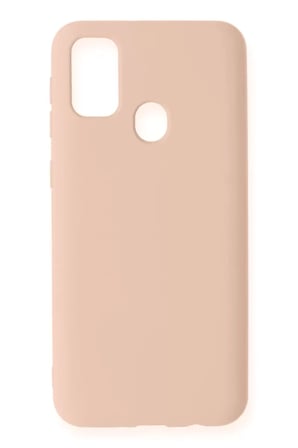 Samsung Galaxy M31 Kılıf Nano içi Kadife Silikon - Pudra