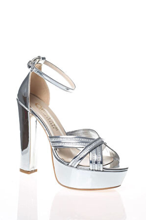 Kadın Sarı Gold Çapraz Bant Abiye Ayakkabı Kadın Topuklu Şık Gece Ayakkabısı Zarif Tasarım