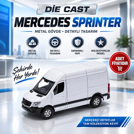 43730 Die Cast Mercedes Sprınter