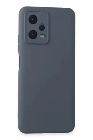 Xiaomi Uyumlu Redmi Note 12 5G Kılıf Nano içi Kadife Silikon - Gri