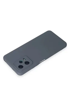 Xiaomi Uyumlu Redmi Note 12 5G Kılıf Nano içi Kadife Silikon - Gri
