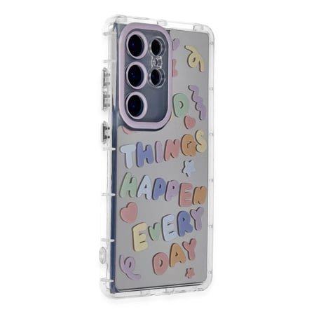 Samsung Uyumlu Galaxy S23 Ultra Kılıf Reflexion Desenli Kapak - Desen 7