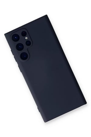 Samsung Galaxy S24 Ultra Kılıf Nano içi Kadife Silikon - Lacivert