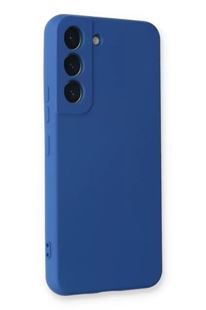 Samsung Galaxy S23 Kılıf Nano içi Kadife Silikon - Mavi