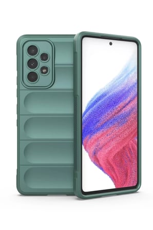 Samsung Galaxy A53 5G Kılıf Optimum Silikon - Koyu Yeşil