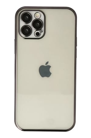 Apple iPhone 12 Pro Kılıf Razer Lensli Silikon - Siyah