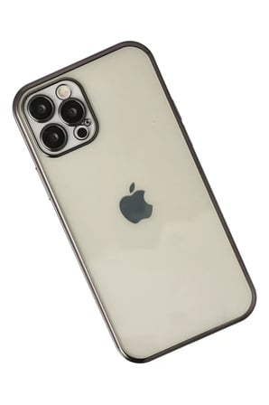 Apple iPhone 12 Pro Kılıf Razer Lensli Silikon - Siyah