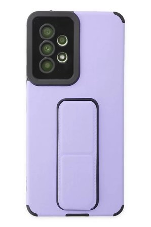 Samsung Galaxy A53 5G Kılıf Mega Standlı Silikon - Lila