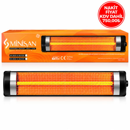 Ufo Tipi) Elektrikli Isıtıcı Infared Soba ( 3000W)