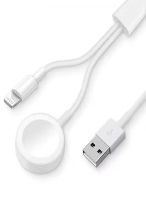 AC08 2in1 Kablosuz Şarj Apple Watch 1/2/3/4/5/6/7/8/SE