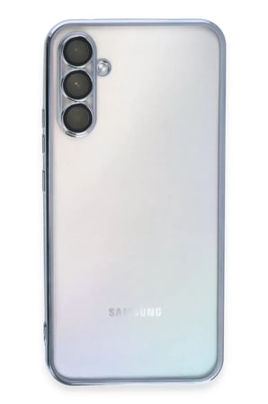 Samsung Galaxy A34 5G Kılıf Razer Lensli Silikon - Açık Mavi
