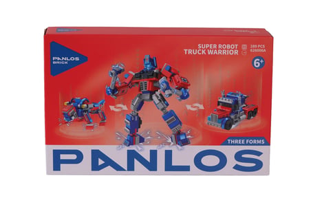 P626006-KARMA Dönüşen Robotlar Block Oyuncak-kırmızı