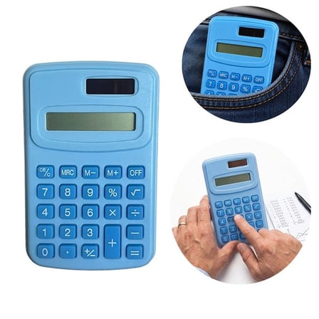 PM-25420 Mavi Mini Hesap Makinesi