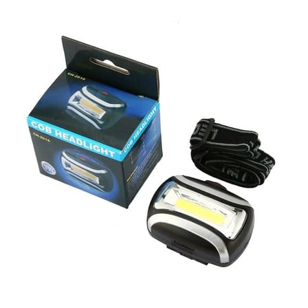 PM-1849 Cob Led 3 Modlu 90 Derece Ayarlanabilir Pilli Kafa Feneri