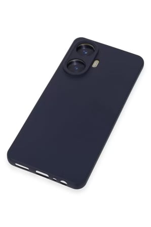 Realme C55 Kılıf Nano içi Kadife Silikon - Mor