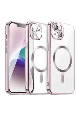 Apple iPhone 13 Kılıf Kross Magneticsafe Kapak - Rose