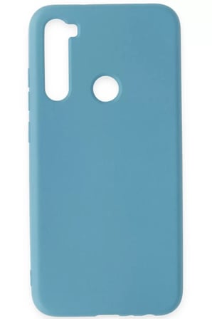 Xiaomi Redmi Note 8 Kılıf Nano içi Kadife Silikon - Mavi