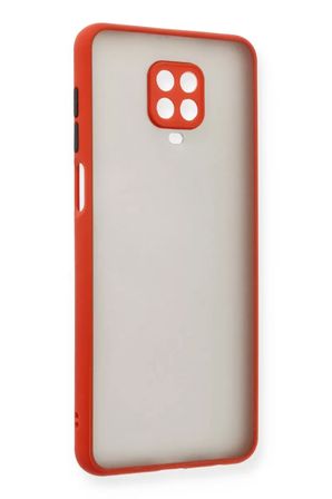 Xiaomi Redmi Note 9 Pro Kılıf Montreal Silikon Kapak - Kırmızı