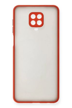 Xiaomi Redmi Note 9 Pro Kılıf Montreal Silikon Kapak - Kırmızı
