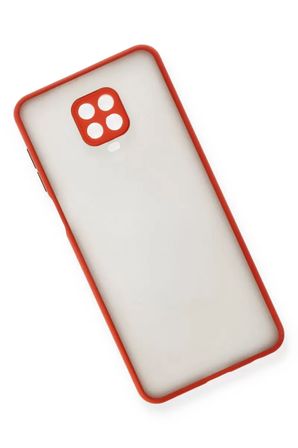 Xiaomi Redmi Note 9 Pro Kılıf Montreal Silikon Kapak - Kırmızı