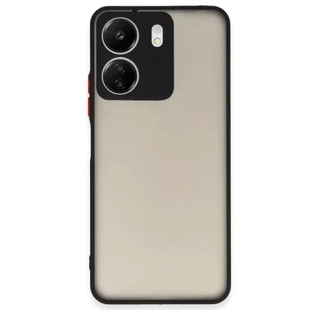 Xiaomi Uyumlu Redmi 13C Kılıf Montreal Silikon Kapak - Siyah