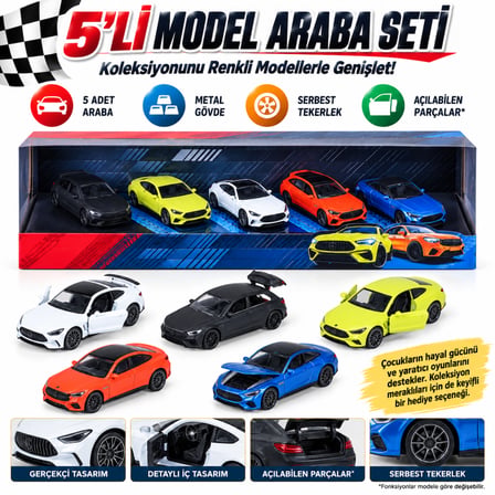 1:64 Mercedes-AMG 5’li Paket (ADET FİYATIDIR)