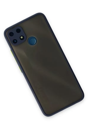 Realme C25 Kılıf Montreal Silikon Kapak - Lacivert