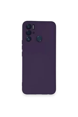 Tecno Pova Neo Kılıf Nano içi Kadife Silikon - Mor