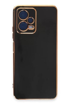 Xiaomi Redmi Note 12 Pro 5G Kılıf Volet Silikon - Siyah