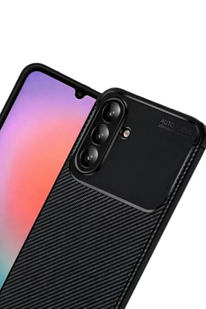 Samsung Galaxy A37 5G Auto Focus Karbon Kapak - Siyah