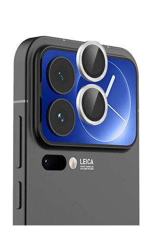 Xiaomi Mi 17 Pro Raze Metal Kamera Lens - Gümüş