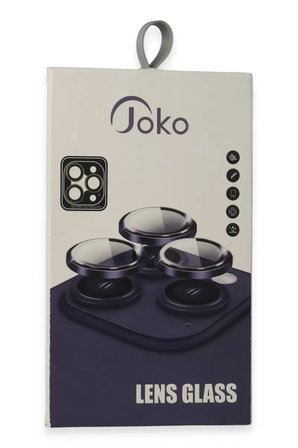 Joko Apple Uyumlu iPhone 15 Pro Max PVD Metal Kamera Lens - Lacivert
