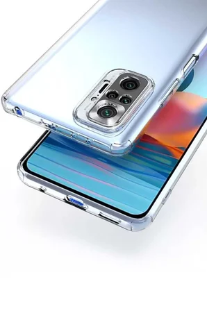 Xiaomi Redmi Note 10 5G Kılıf Lüx Şeffaf Silikon