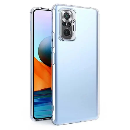Xiaomi Redmi Note 10 5G Kılıf Lüx Şeffaf Silikon