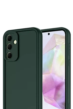 Samsung Galaxy A17 5G Viera Silikon - Koyu Yeşil