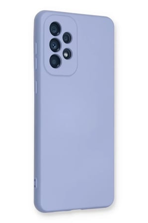 Samsung Galaxy A53 5G Kılıf Nano içi Kadife Silikon - Lila