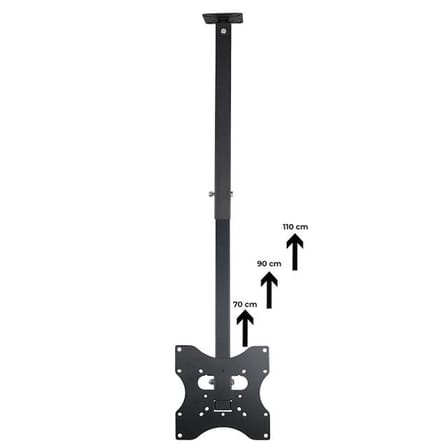 PM-32 Led/Lcd/Plazma 70-90-110 CM Dar Ağız 45 Derece Açılı Tavan TV Askı Aparatı