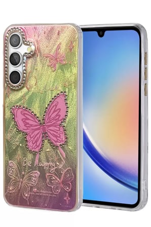 Samsung Galaxy A34 5G Kılıf Blade Aynalı Desenli Kapak - Desen 5
