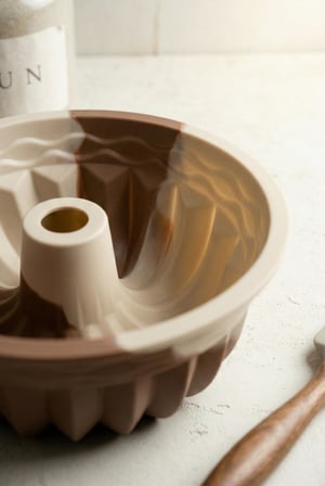 Silikon Dilimli Kek Kalıbı & Yapışmaz Isıya Dayanıklı Kek Pişirme Gereci (16 cm)