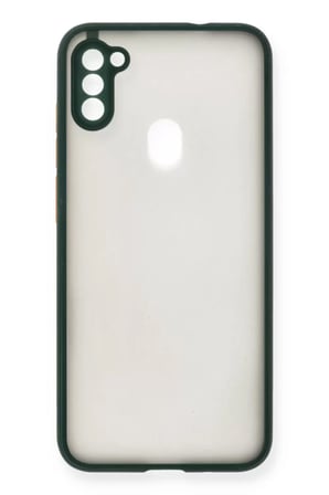 Samsung Galaxy A11 Kılıf Montreal Silikon Kapak - Yeşil
